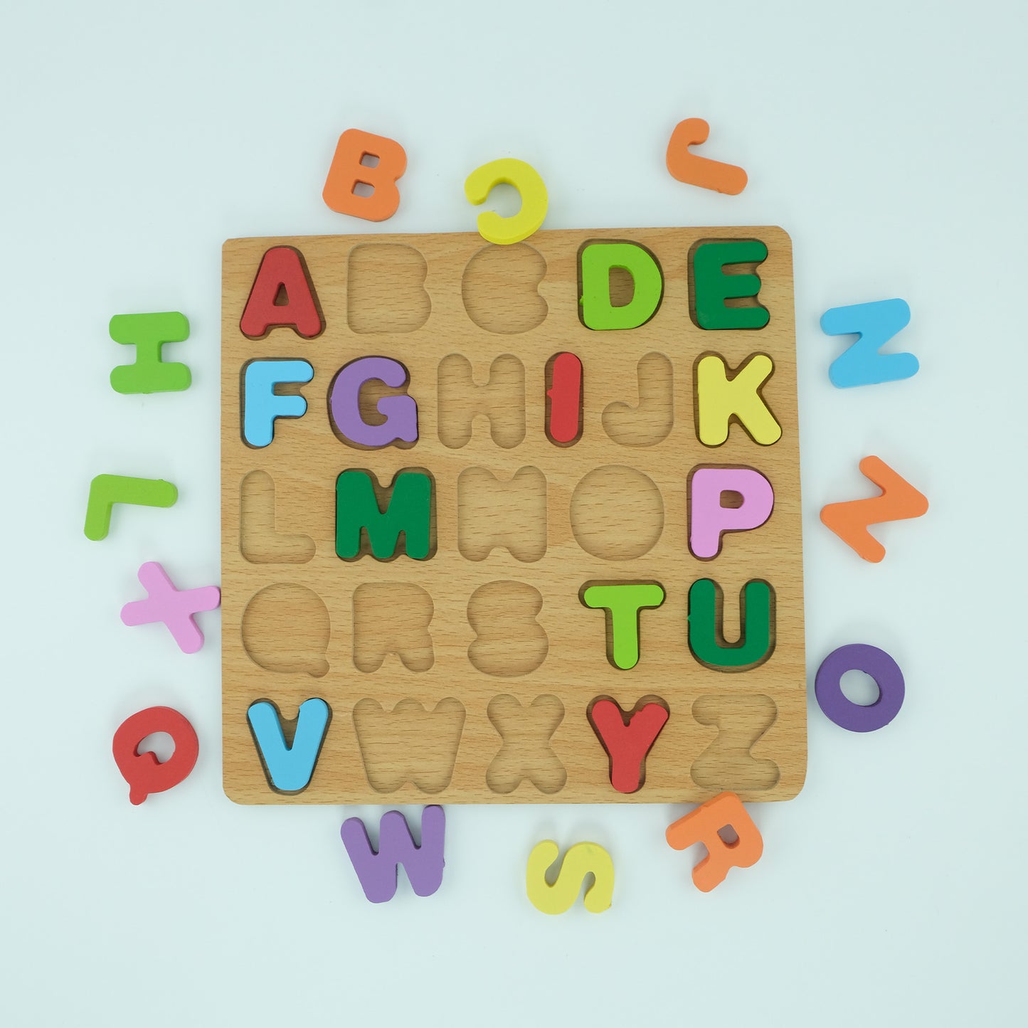 Alphabet Brown Board