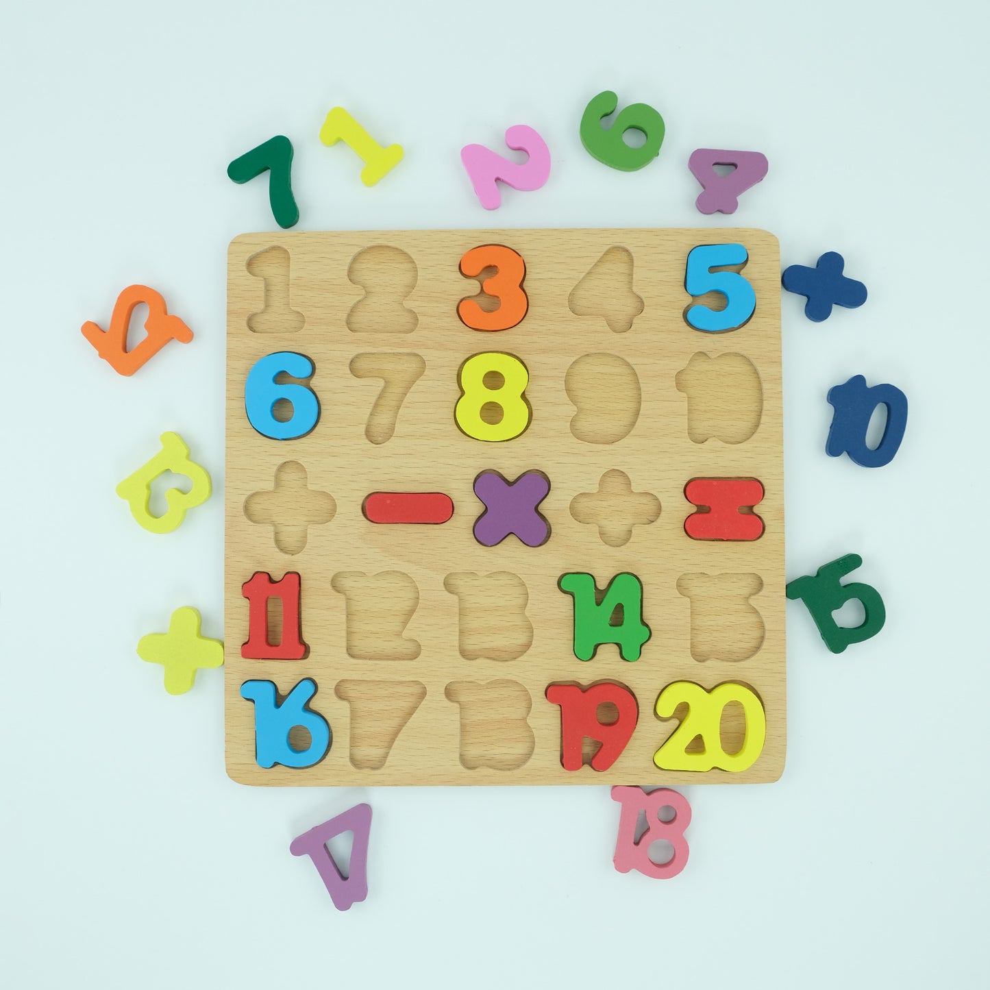 Number Brown Board