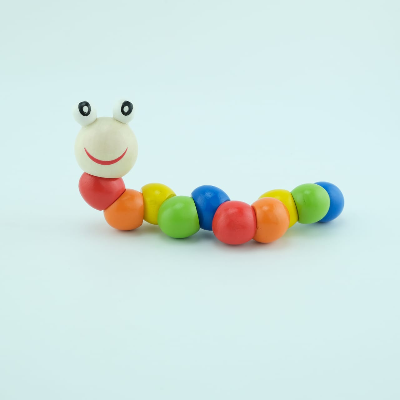 WOODEN CATERPILLAR TOY