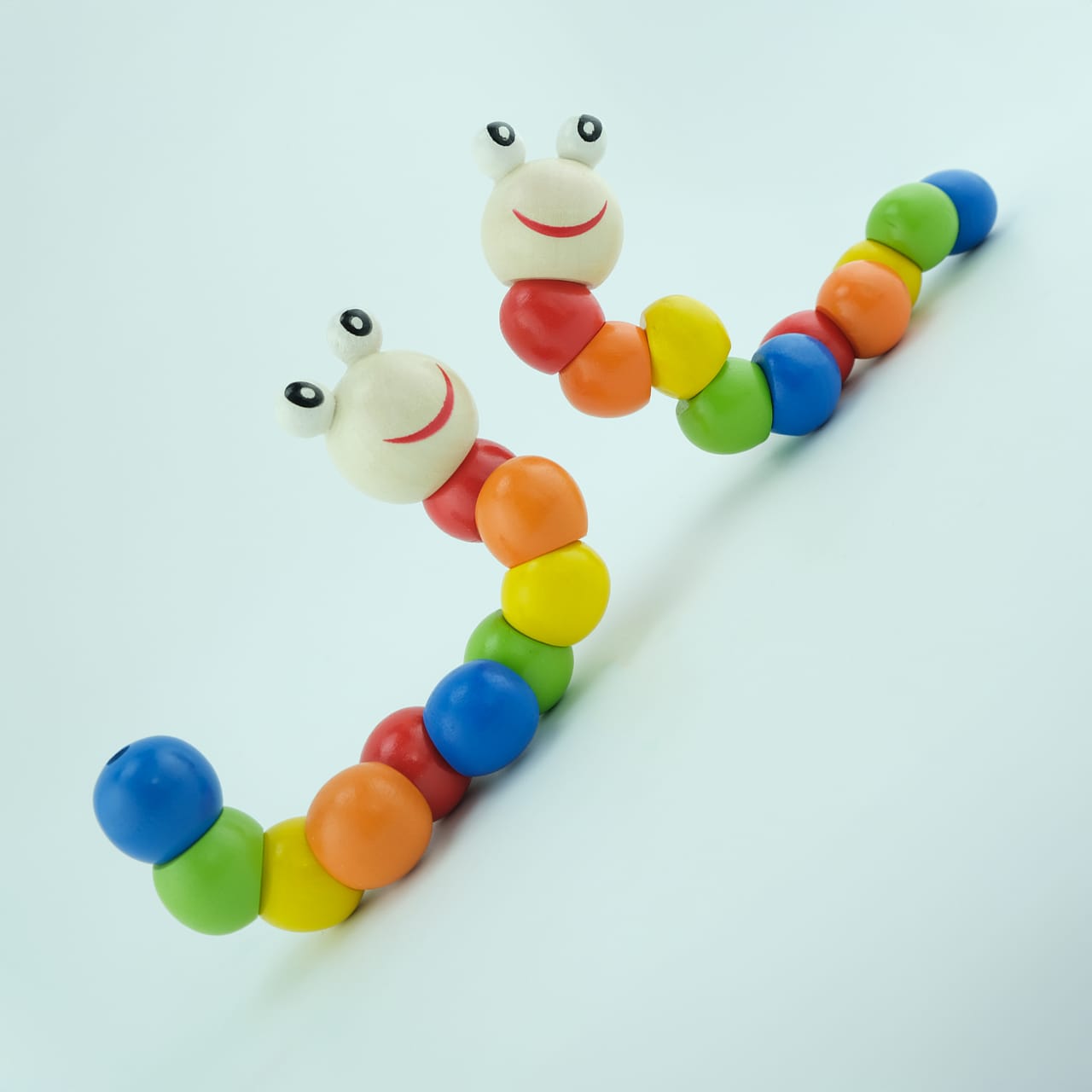 WOODEN CATERPILLAR TOY