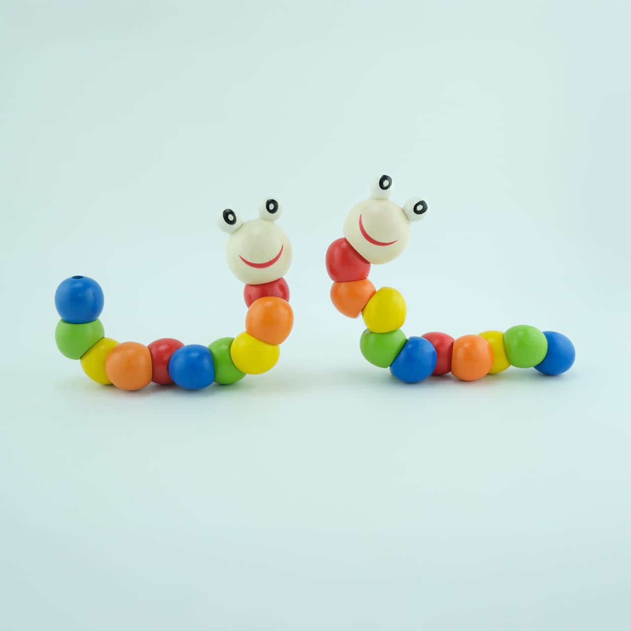 WOODEN CATERPILLAR TOY