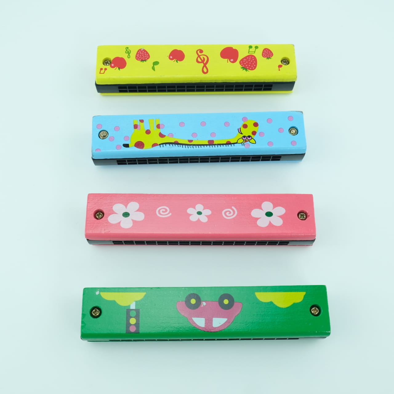 Wooden Mouth Organ  ( Singe Random Design Will Be Shipped)