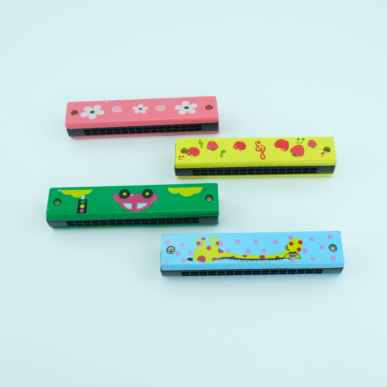 Wooden Mouth Organ  ( Singe Random Design Will Be Shipped)