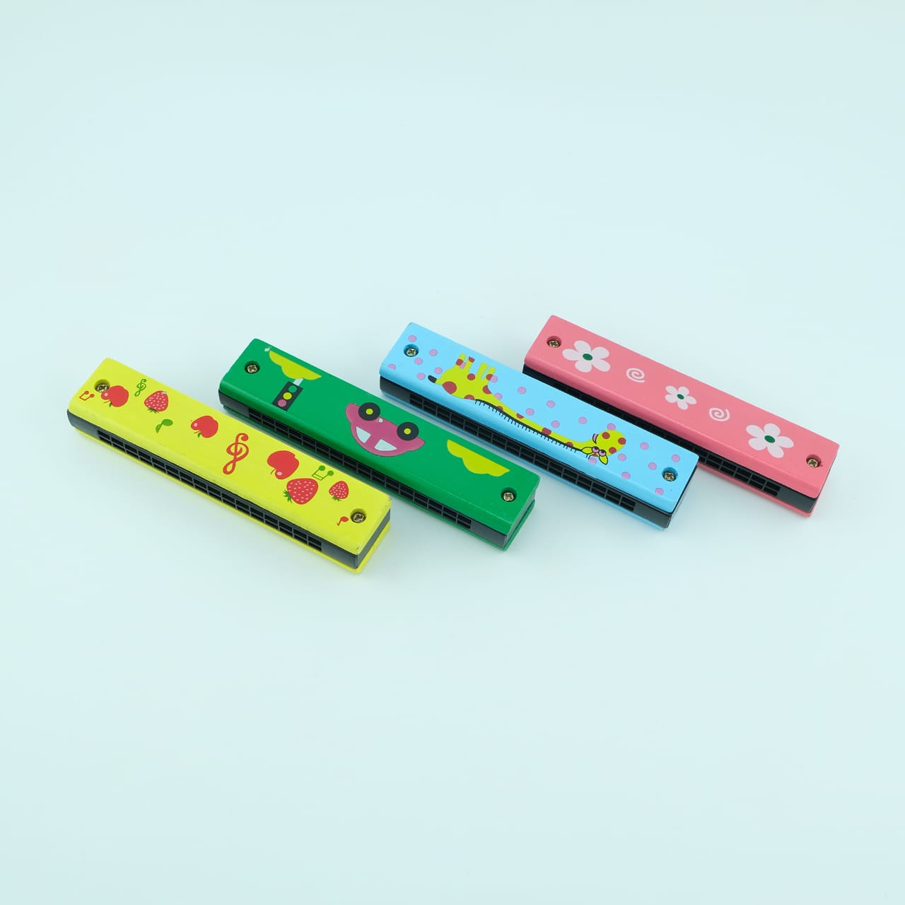 Wooden Mouth Organ  ( Singe Random Design Will Be Shipped)