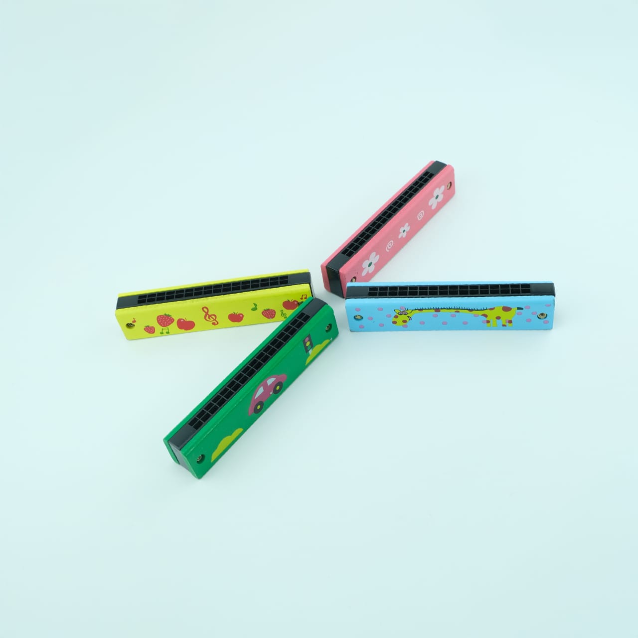 Wooden Mouth Organ  ( Singe Random Design Will Be Shipped)