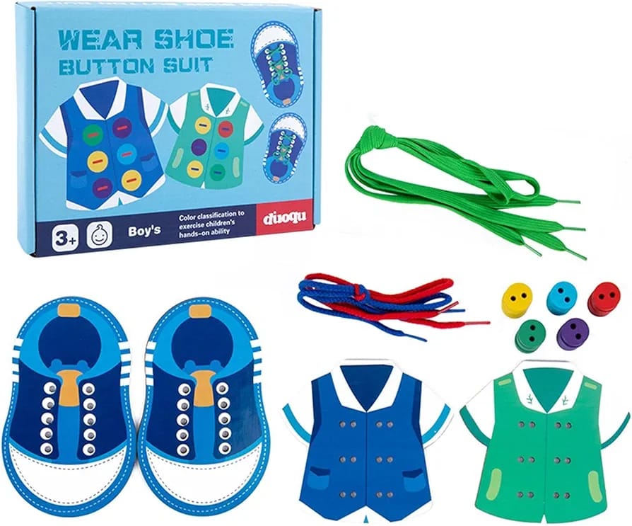 Shoe Button Lace (Boys)