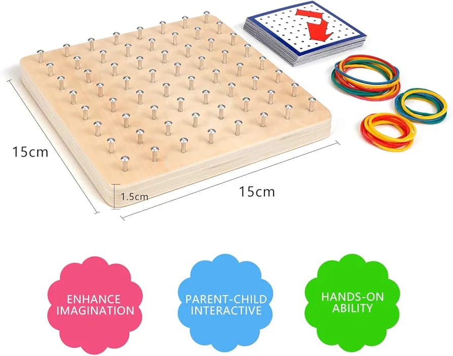 Wooden Geometric Board